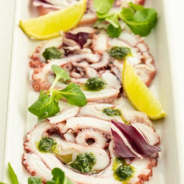 carpaccio di polpo