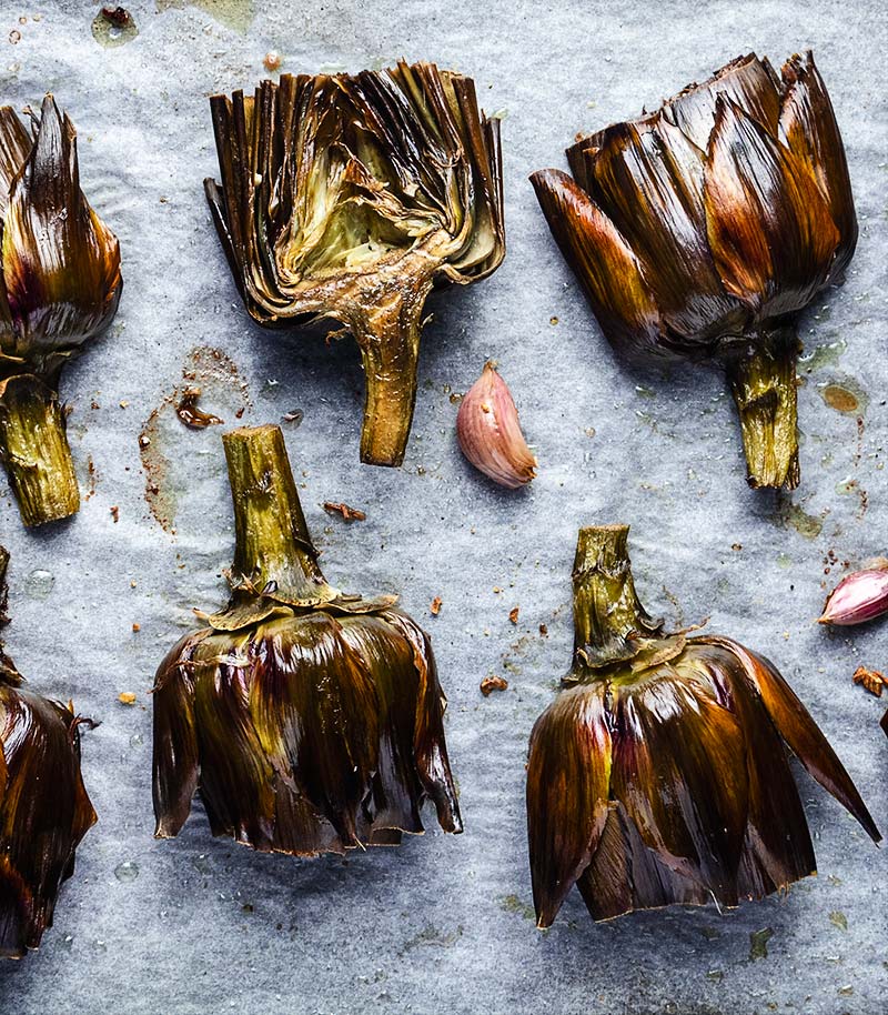 carciofi arrostiti al forno