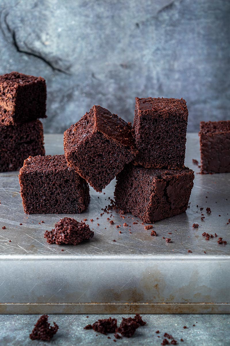 sponge cake al cioccolato