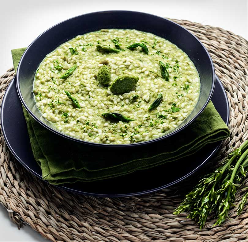 risotto con asparagi