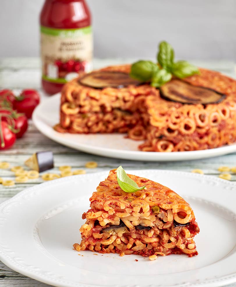 anelletti al forno con melanzane