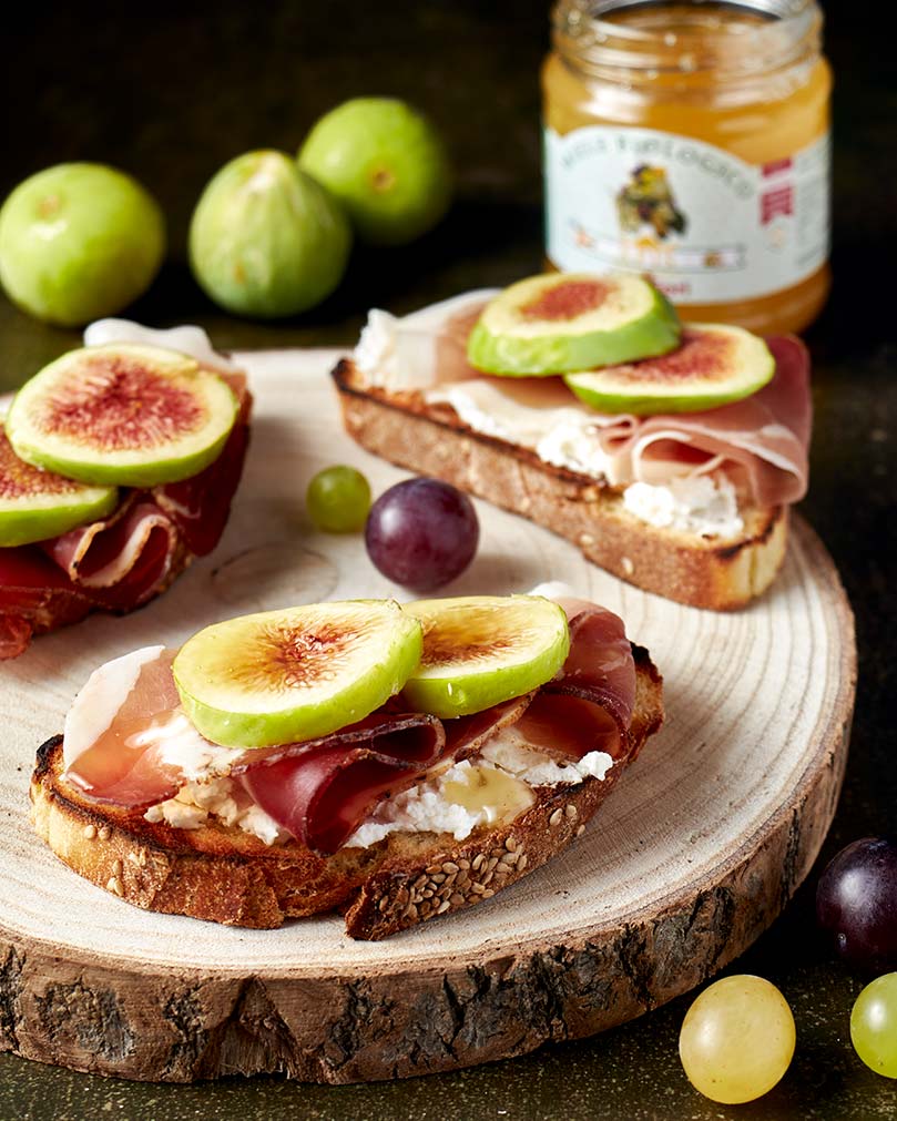 bruschette con fichi