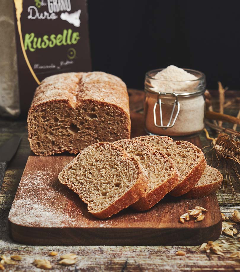 Pane casareccio semola e farina integrale-Una siciliana in cucina