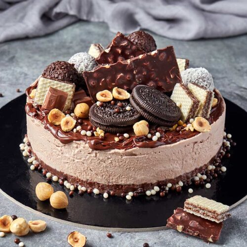 torta gelato alla nutella