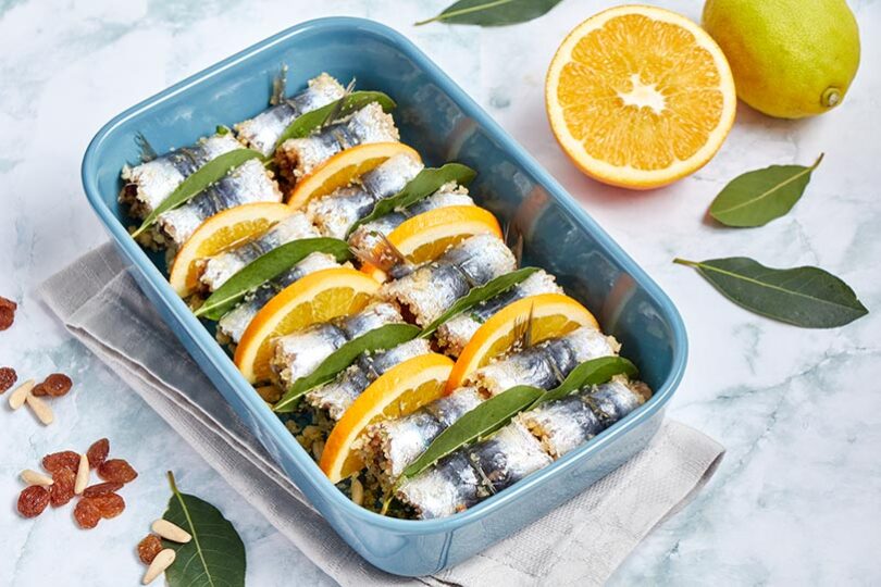 sarde a beccafico