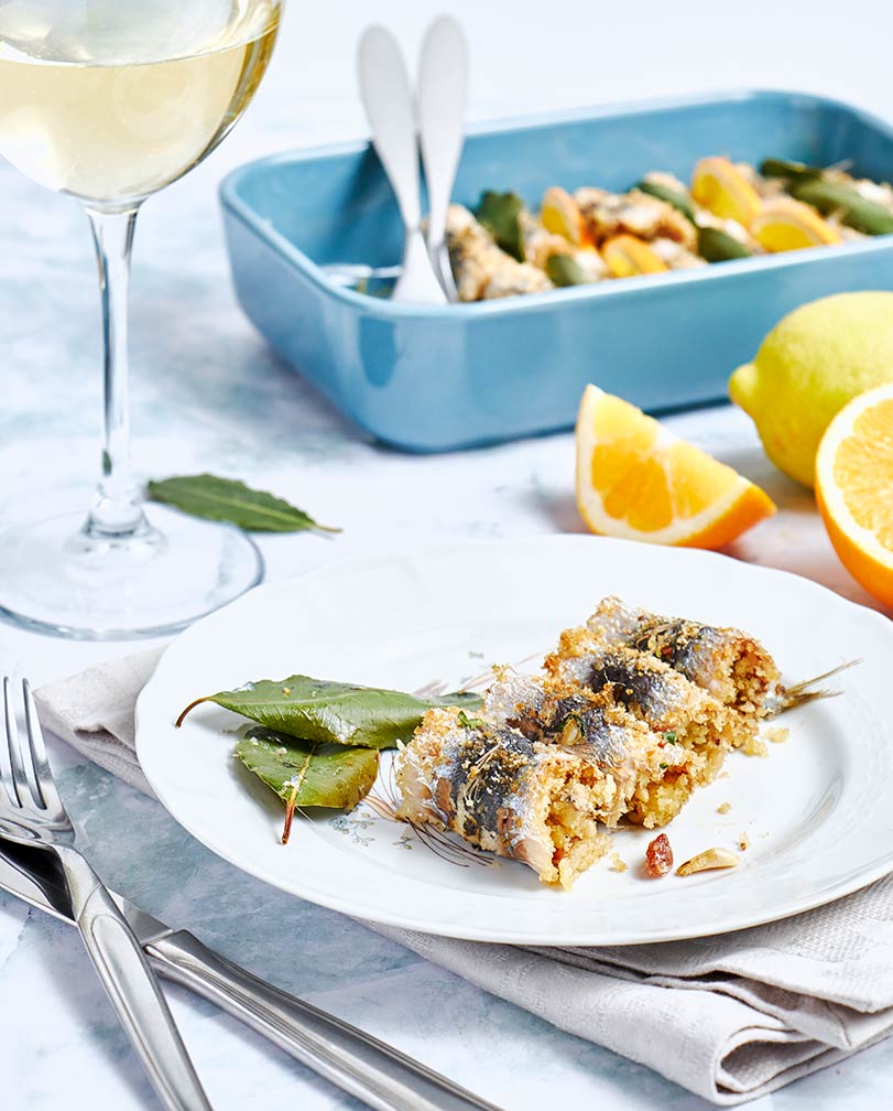 sarde a beccafico
