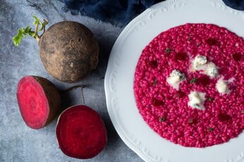 risotto alla barbabietola