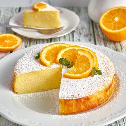 torta di ricotta all'arancia