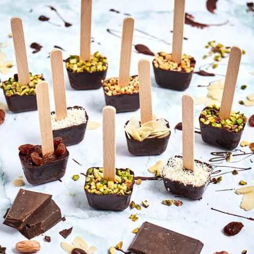 cioccolata calda su stecco