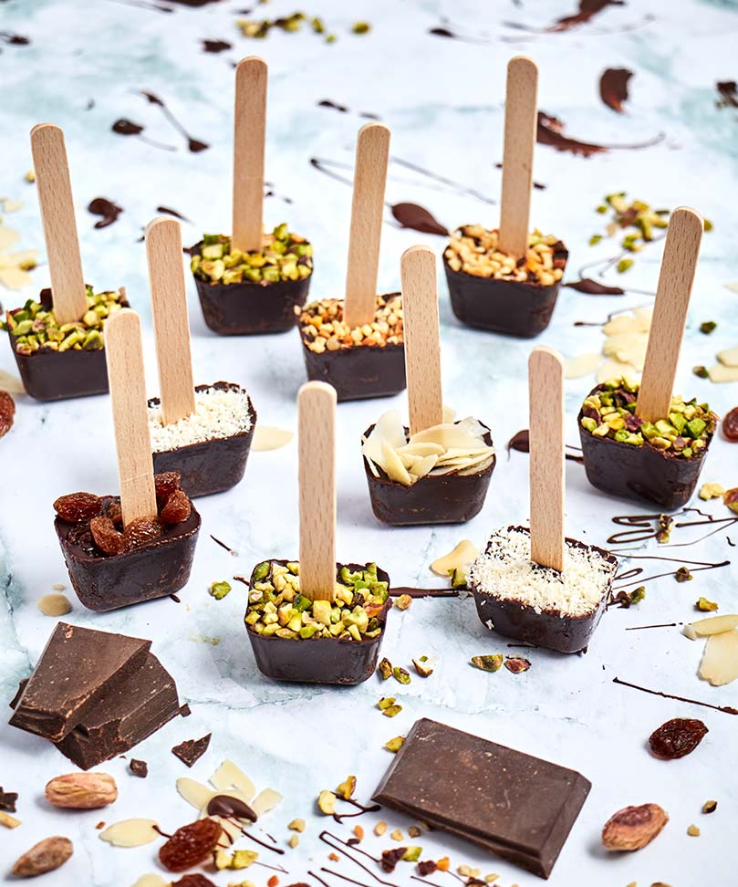 cioccolata calda su stecco