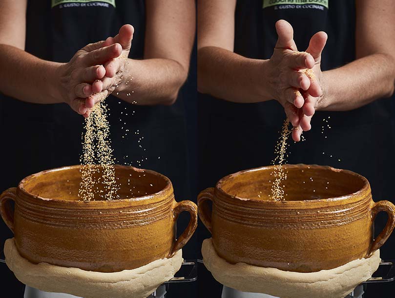 cous cous incocciatura