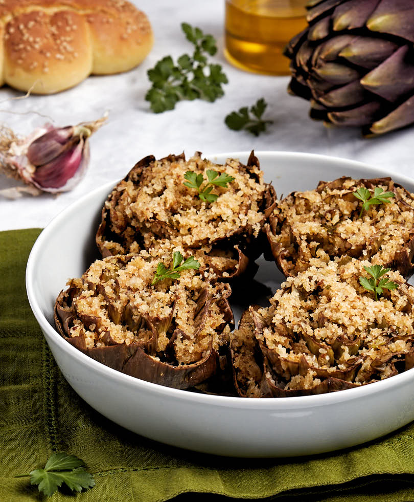 carciofi ripieni alla siciliana