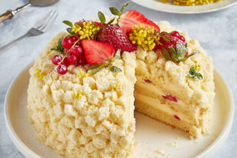 torta mimosa alle fragole