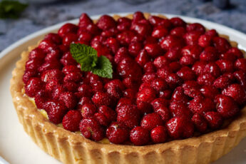 crostata di fragoline con crema pasticcera