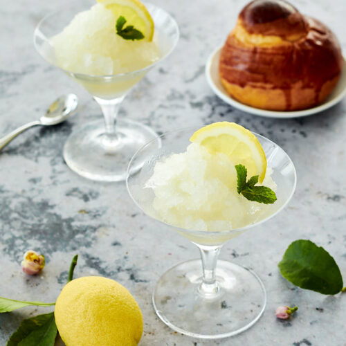 granita al limone siciliana