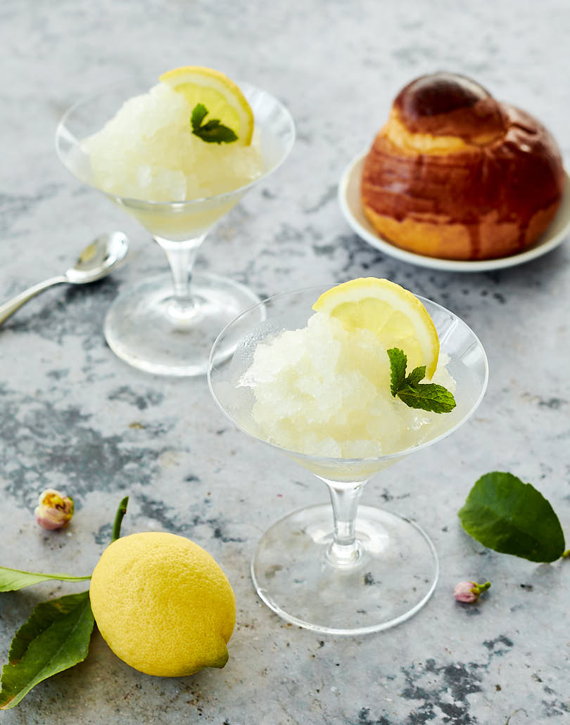 granita al limone siciliana