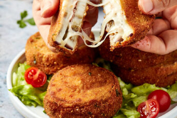 melanzane impanate fritte ripiene